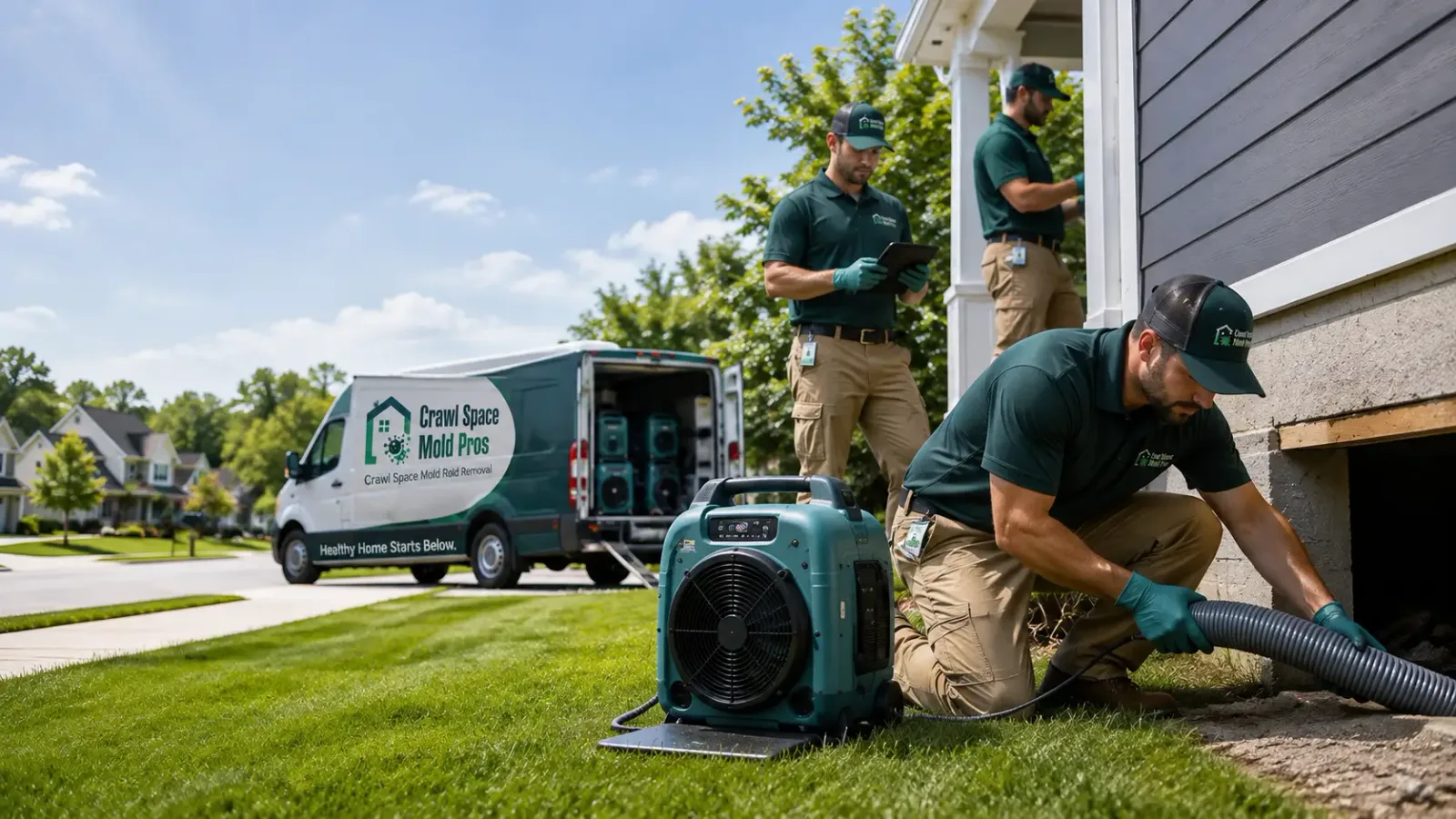 Crawl Space Mold Removal in Augusta, AR